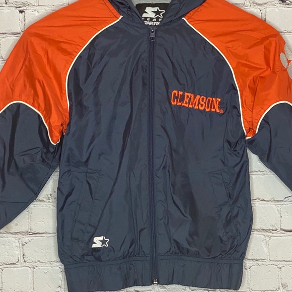 Clemson Tiger Nylon Jacket Kids size 4/5 - Picture 2 of 7